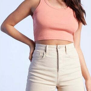 PacSun Beige 90s Girlfriend Denim Shorts